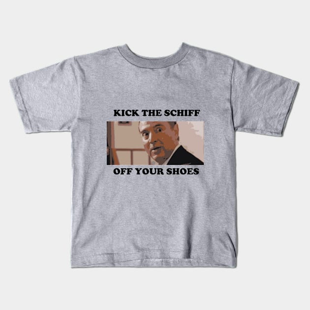 KICK THE SCHIFF Kids T-Shirt by Norton 4 Congress